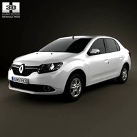 3D model of Renault Symbol (Logan) 2013