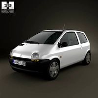 3D model of Renault Twingo 1992