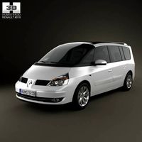3D model of Renault Grand Espace 2011