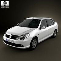 3D model of Renault Symbol 2010