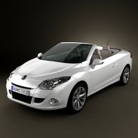 3D model of Renault Megane CC 2011