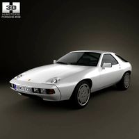 3D model of Porsche 928 1981