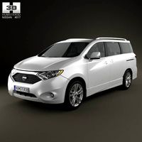 3D model of Nissan Quest 2011