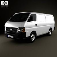 3D model of Nissan Urvan Panel Van Low Roof 2011