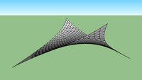 Membrane structure - four point tent