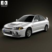 3D model of Mitsubishi Lancer Evolution 1997