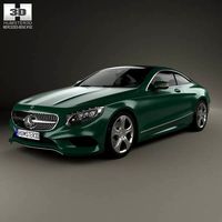 3D model of Mercedes-Benz S-Class (C217) coupe 2014
