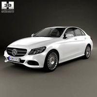 3D model of Mercedes-Benz C-Class (W205) sedan 2014