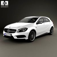 3D model of Mercedes-Benz A-class AMG 2013