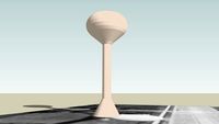 Watertower in Lansing, Brown, IL, USA
