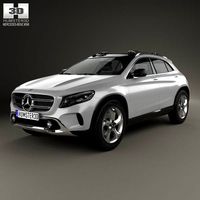 3D model of Mercedes-Benz GLA-class concept 2013