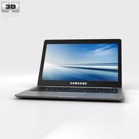 3D model of Samsung Chromebook 2 13.3 inch Grey