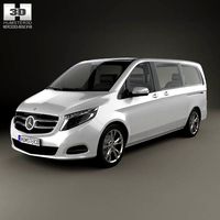 3D model of Mercedes-Benz V-Class 2014