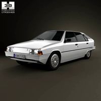 3D model of Citroen BX 1984