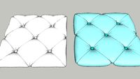 Tuffed cushion