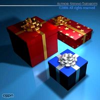 Gift boxes3d model