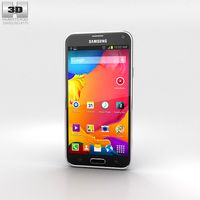 3D model of Samsung Galaxy S5 LTE-A Electric Blue