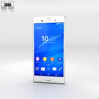 3D model of Sony Xperia Z3 White