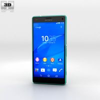 3D model of Sony Xperia Z3 Compact Green