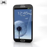 3D model of Samsung Galaxy Note 2