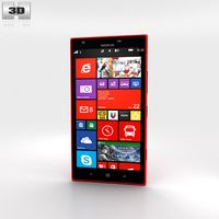 3D model of Nokia Lumia 1520 Red