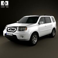 3D model of Honda Pilot 2010
