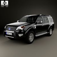 3D model of Ford Endeavour 2014