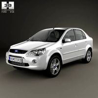 3D model of Ford Ikon 2012