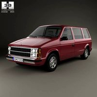 3D model of Dodge Caravan 1984
