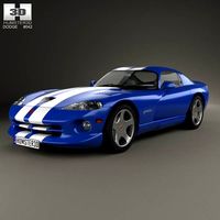 3D model of Dodge Viper GTS 1998