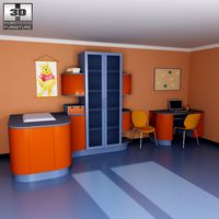 3D model of Nursery Room 08 Set