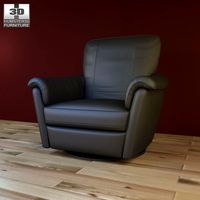 3D model of IKEA ALVROS Swivel Armchair