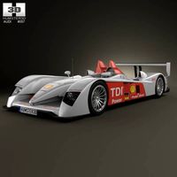 3D model of Audi R10 TDI 2006