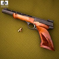 3D model of Browning Medalist .22 LR