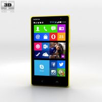 3D model of Nokia X2 Yellow