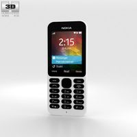 3D model of Nokia 215 White
