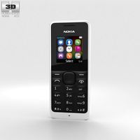 3D model of Nokia 105 White