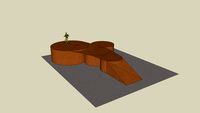 Weird Cylinderical Ollie Skating Bridge Thing