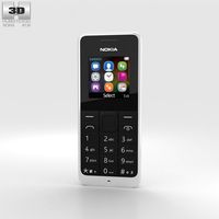 3D model of Nokia 105 Dual SIM White
