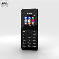 3D model of Nokia 105 Dual SIM Black