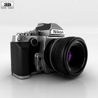 3D model of Nikon DF Silver