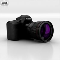 3D model of Canon EOS 5D Mark III