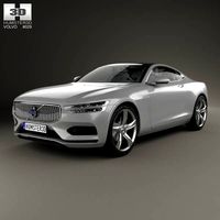 3D model of Volvo XC Concept Coupe 2013