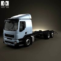3D model of Volvo FE Chassis Truck 2006