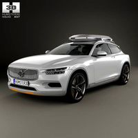 3D model of Volvo XC Coupe 2013