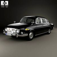 3D model of Tatra T603 1968