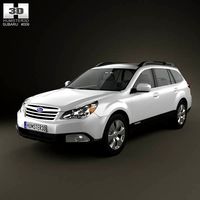 3D model of Subaru Outback US 2011