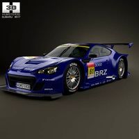 3D model of Subaru BRZ GT300 2013