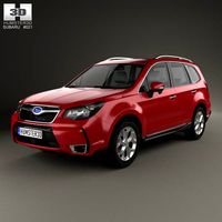 3D model of Subaru Forester (US) 2014