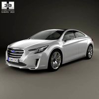 3D model of Subaru Legacy Concept 2015